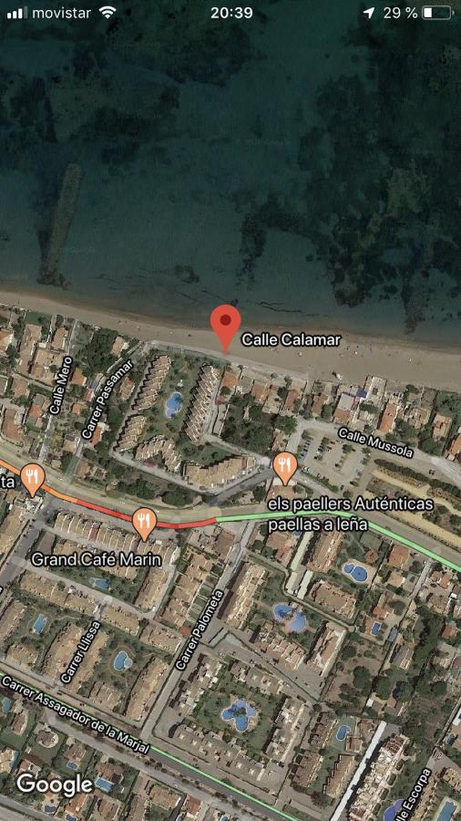 Primera Linea De Playa Julio Y Agosto Min 7 Dias De Lunes A Lunes Dénia Exterior foto